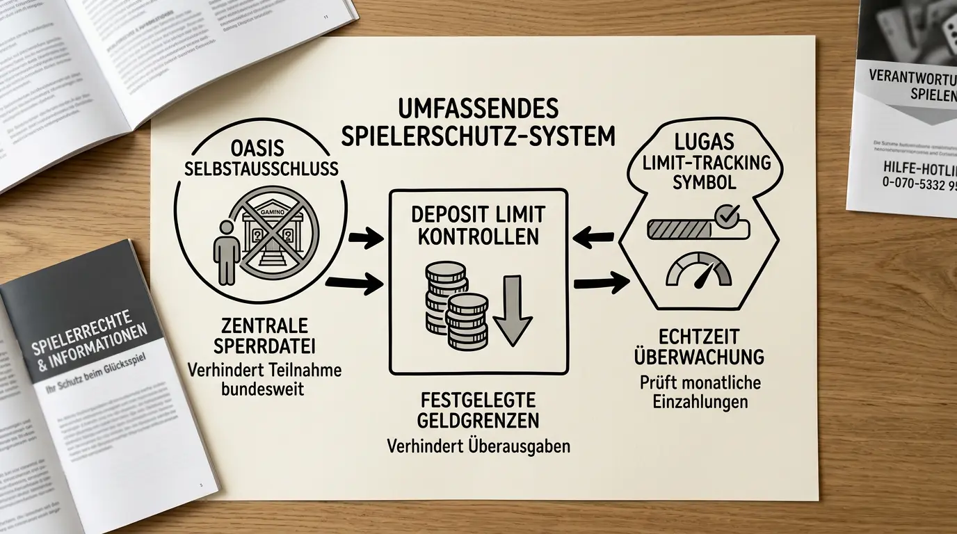 Spielerschutz bei GGL-lizenzierten Volleyball-Wettanbietern – OASIS, LUGAS und Einzahlungslimits im Überblick