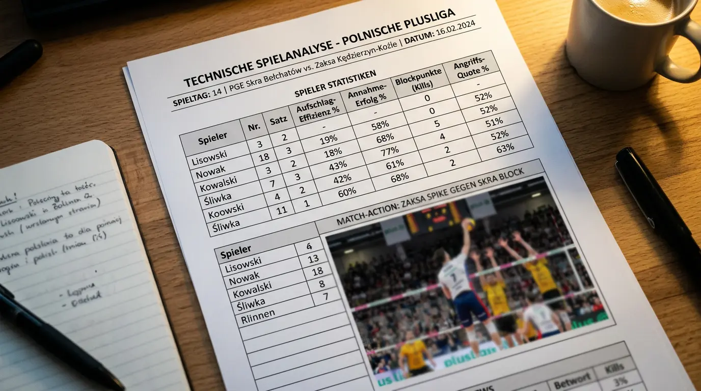 Spielformanalyse für PlusLiga-Wetten – Favoritenrollen und Außenseiter in der polnischen Volleyball-Liga