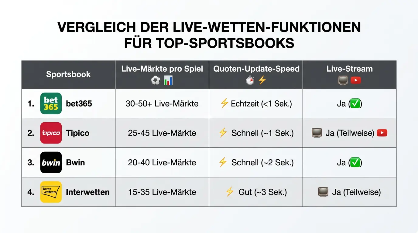 Vergleich der besten Volleyball Live-Wetten Anbieter in Deutschland: bet365, Betway und bwin mit Live-Streaming und In-Play-Märkten
