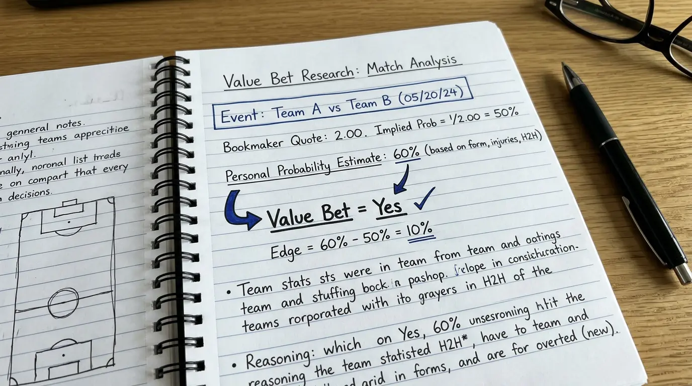 Value-Bets beim Volleyball identifizieren – eigene Wahrscheinlichkeitseinschätzung vs. Buchmacher-Quote